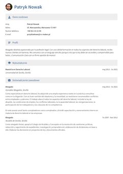 Kies voor template Berkeley en maak een professioneel cv