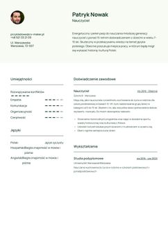 Kies voor template Wheaton en maak een professioneel cv