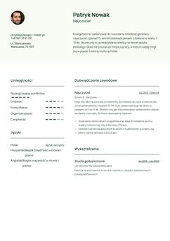 Kies voor template Wheaton en maak een professioneel cv