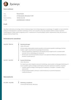 Kies voor template Oxford en maak een professioneel cv