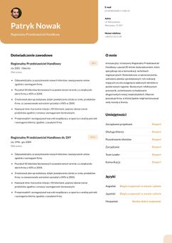 Kies voor template Columbia en maak een professioneel cv